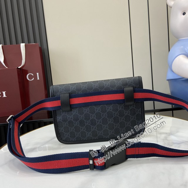 Gucci專櫃古馳最新款男士腰包胸包挎包 jh2724型號:  598113